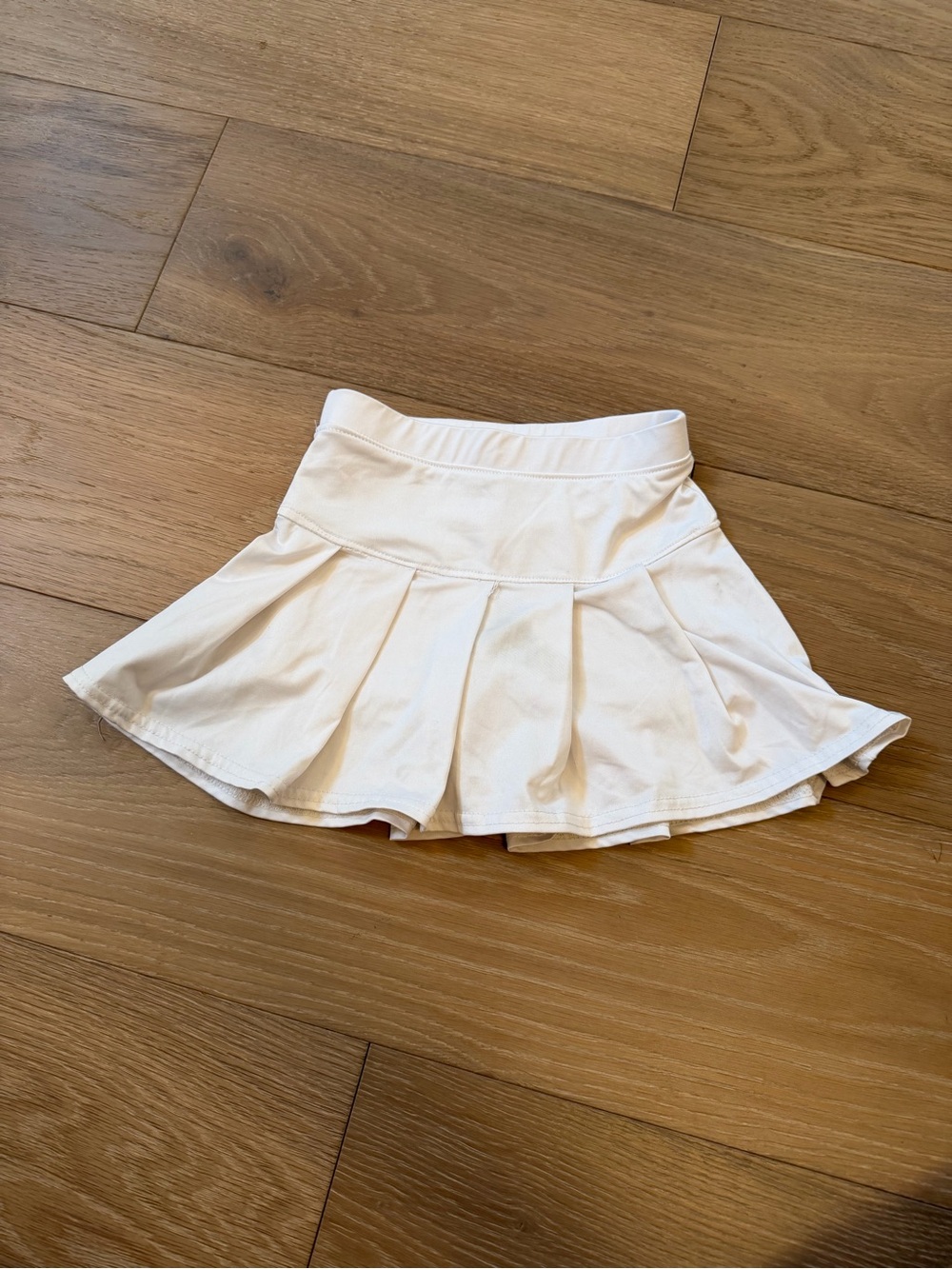 Azarhia kids White Pleated Tennis Skirt